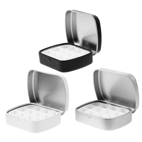 Gatuida Mini Aufbewahrungsbox Nagelgel Organizer mit Fächern Tragbare Nail Gel Palette im modernen Stil Langlebig Kompakt für Nageldesign und Aquarellmischung von Gatuida