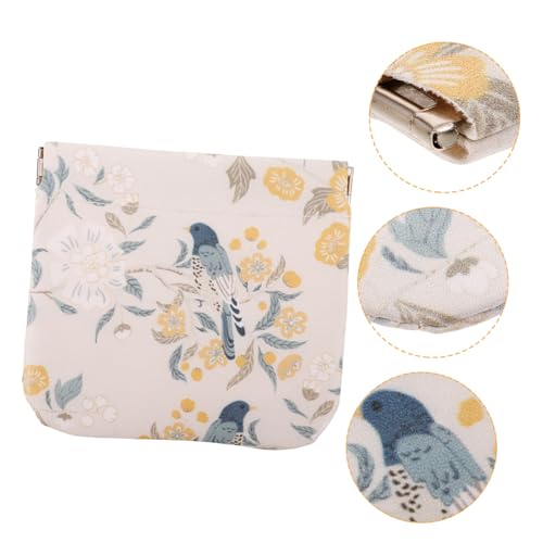 Gatuida Mini Geldbörse Damen mit Sicherem Verschluss Kompakte Kosmetiktasche aus Langlebigem Material Leichtes Portemonnaie für Münzen und Lippenstift Modisches Accessoire für Unterwegs von Gatuida