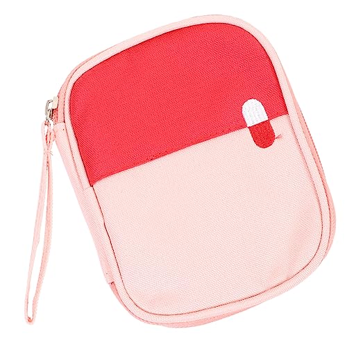 Gatuida Mini Tasche Tragbare Medikamenten Organizer für Reisen Kleine Aufbewahrungstasche aus Oxford Leicht und Langlebig für Unterwegs und Notfälle von Gatuida