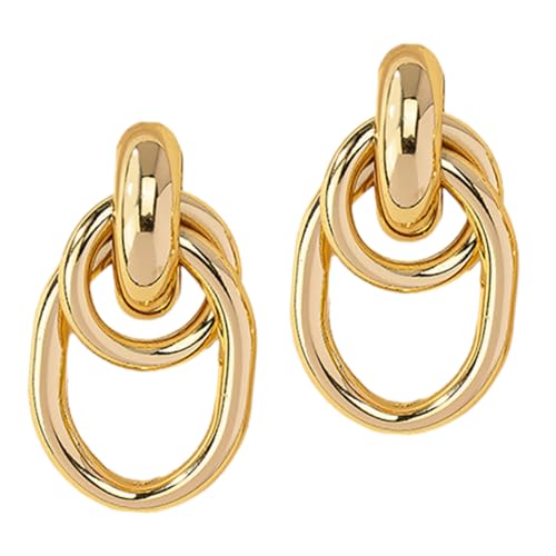 Gatuida Minimalistische Creolen Ohrringe Damen Leichte Geometrisches Design Langlebig und Komfortabel Modisches Statement für Alltag und Party zu Weihnachten und Geburtstag Gatuida Minimalistische Creolen Ohrringe Damen Leichte Geometrisches Design Langlebig und Komfortabel Modisches Statement für Alltag und Party zu Weihnachten und Geburtstag von Gatuida