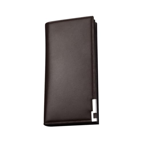Gatuida Modebewusstes Herren Portemonnaie aus Hochwertigem PU Material Langes Design mit Großer Kapazität für Geldscheine und Münzen Vielseitige Brieftasche in Kaffee für Alltag und Gatuida Modebewusstes Herren Portemonnaie aus Hochwertigem PU Material Langes Design mit Großer Kapazität für Geldscheine und Münzen Vielseitige Brieftasche in Kaffee für Alltag und von Gatuida