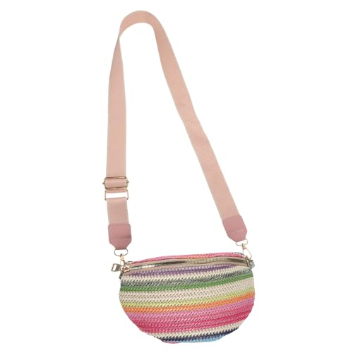Gatuida Modische Bauchtasche Damen Hüfttasche aus Langlebigem PP Material mit Reißverschluss Leichte Kleine Gürteltasche für Reisen Sport Outdoor und Festivals Verstellbarer Schultergurt von Gatuida