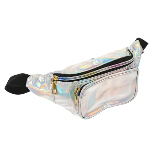 Gatuida Multifunktionale Gürteltasche Damen Verstellbarer Riemen Transparente Hüfttasche Strandtasche Weiß Für Alltag Arbeit Schule Shopping von Gatuida