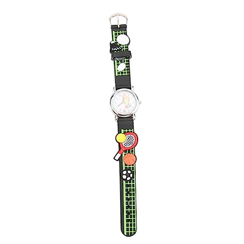 Gatuida Multifunktionale Kinderquarzuhr mit Tennisracket Muster Bequeme und Strapazierfähige Armbanduhr für Jungen und Mädchen als für Jugendliche von Gatuida