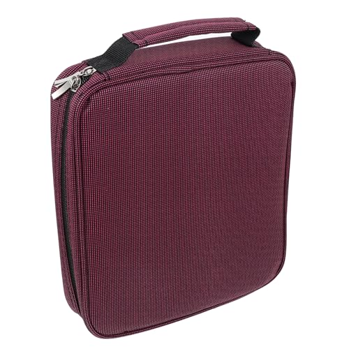 Gatuida Multilagiges Federmäppchen mit Griff Tragbare Stifttasche für Buntstifte Große Kapazität Geordnetes Aufbewahren und Einfacher Zugriff Geeignet für Schule und Künstlerbedarf von Gatuida