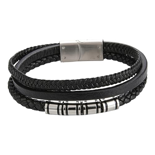 Gatuida Multilayer Lederarmband für Herren Individuelles Armband und Stilvolles Schmuckstück für für Partys und Reisen Gatuida Multilayer Lederarmband für Herren Individuelles Armband und Stilvolles Schmuckstück für für Partys und Reisen von Gatuida