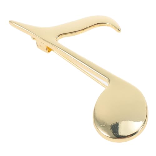 Gatuida Musiknoten Brosche Damen Herren Gold Plattiert Glatt Schmuckaccessoire Modischer Anstecker für Jacken Taschen Hüte für Musikliebhaber von Gatuida