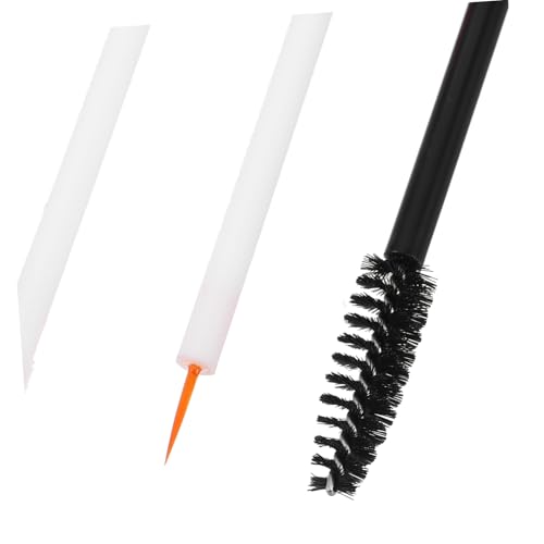 Gatuida Nachfüllbare Kosmetikbehälter Set mit Leerer Mascara Tube Eyeliner Tube Lipgloss Behälter und Trichtern Präziser Pinsel Kompakt und Tragbar für Make Up Unterwegs von Gatuida