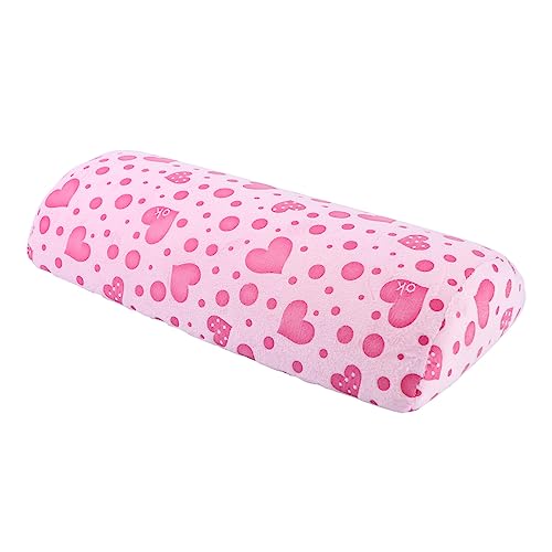 Gatuida Nagelkunst Handauflage Kissen Koralle Fleece Für Maniküre Abnehmbar Und Waschbar Für Nagelstudios Und Zuhause Rosa von Gatuida
