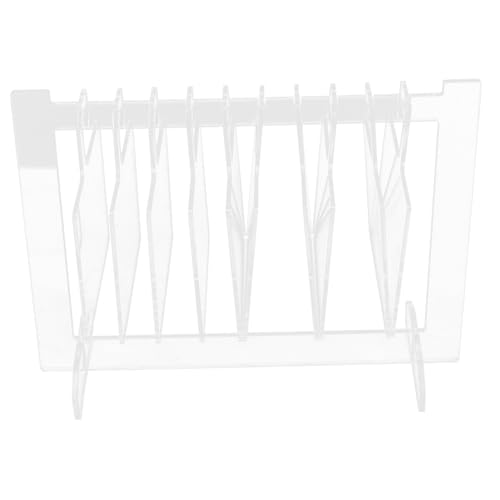 Gatuida Nagelspitzen Display Board aus Acryl Nagelkunst Präsentationsbrett mit Glatten Kanten Falsche Nagel Tips Halter für Nagelstudio und Anfänger Nagelkunst Organizer für Kurze und von Gatuida