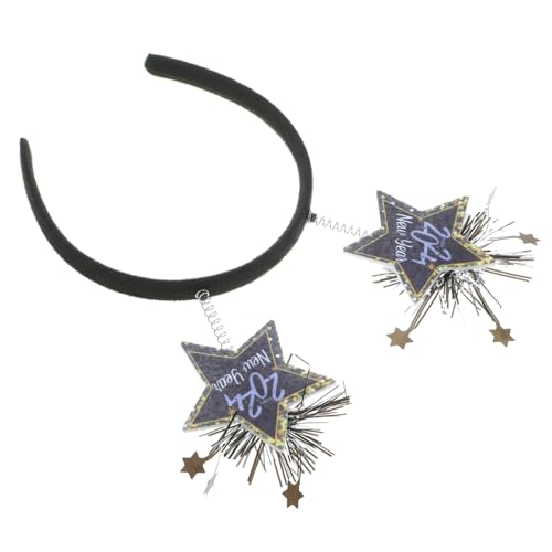 Gatuida Neujahrs Haarreif Lichterfunkelnde Party Deko für Silvesterfeiern Sicherer und Leichter Kopfschmuck für Unvergessliche Fotos und Feiern Wiederverwendbar und Robust von Gatuida