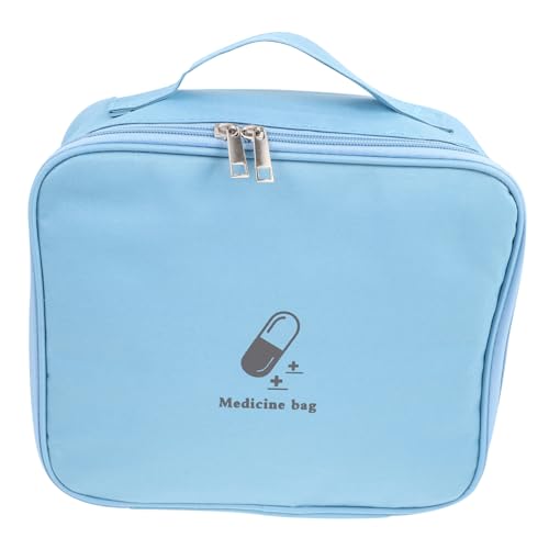 Gatuida Notfalltasche Reise Medizin Organizer Tasche Oxford Langlebig mit Reißverschluss für Outdoor Familie und Notfälle von Gatuida