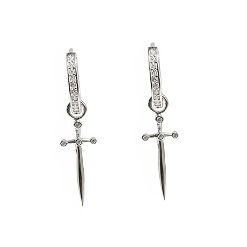 Gatuida Ohrhänger mit Rundem Creolen Design und Funkelnden Strasssteinen Nickelfrei und Langlebig als Brautschmuck und Modisches Accessoire für Festliche Anlässe Wie Hochzeiten und Partys von Gatuida