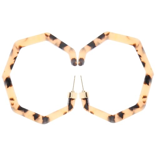 Gatuida Ohrringe Leopardmuster Dangle Ohrhänger Leopard Print Leicht Elegant Damen Modeschmuck Alltags Schmuck von Gatuida