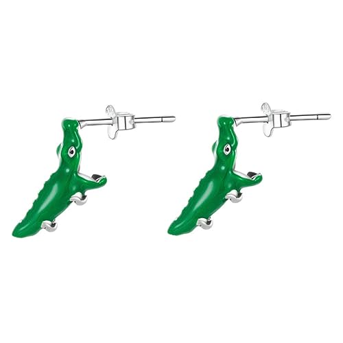 Gatuida Ohrstecker mit Kreativem Krokodil Design Grüne Tropfen Ohrringe für Damen für Alltag und Besondere Anlässe Tolles für Freundin oder Mutter Gatuida Ohrstecker mit Kreativem Krokodil Design Grüne Tropfen Ohrringe für Damen für Alltag und Besondere Anlässe Tolles für Freundin oder Mutter von Gatuida