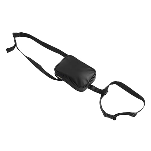 Gatuida Outdoor Laufgürtel mit Verstellbarem Taillen und Beinriemen Leichte Multifunktionale Sport Beintasche aus PU für Handy Schlüssel Geldbörse für Wandern Radfahren Camping und Alltag von Gatuida