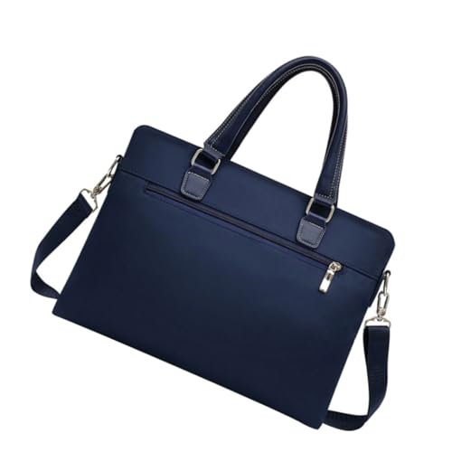 Gatuida Oxford Cloth Business Tasche Herren Langlebig Geräumig mit Anti diebstahl Reißverschluss Laptop Aktentasche Schultertasche für Freizeit und Beruf Blaue Umhängetasche für Tägliche von Gatuida