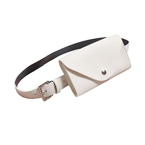 Gatuida PU Beige Mini Gürtel Handy Tasche für Frauen Verstellbare Hüfttasche mit Hohem Fassungsvermögen für Persönliche Gegenstände Wie Schlüssel und Ausweis von Gatuida