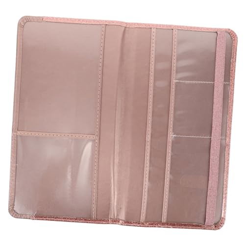 Gatuida PU Damen Reisepasshalter mit Großem Fassungsvermögen Multifunktionale Geldbörse für Karten Ausweise und Bargeld Kompakter Reisebegleiter in Edlem Roségold Praktisch und Langlebig von Gatuida