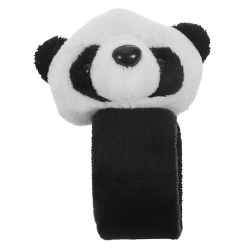 Gatuida Panda Slap Armband aus Flauschigem Flanell Robustes Tier Slap Wristband für Partys Kindgerechtes Hautfreundliches Panda Handgelenksband Einfache Bedienung und Niedliches Design von Gatuida
