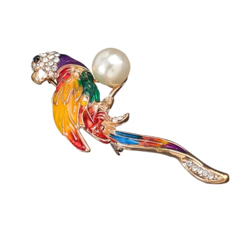 Gatuida Papageienbrosche mit Strass Cartoon anstecknadel für Damen Leichte Brosche für Jacken Hüte Schals Geschenk zum Geburtstag Modische Kleidung Dekoration Gatuida Papageienbrosche mit Strass Cartoon anstecknadel für Damen Leichte Brosche für Jacken Hüte Schals Geschenk zum Geburtstag Modische Kleidung Dekoration von Gatuida