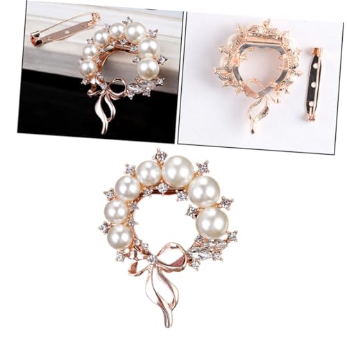 Gatuida Pearl Damen Brosche Rosegold Filigrane Anstecknadel mit Schmetterlingsdesign Vielseitiger Schmuck für Party Schal und Cardigan Clip Kleines für Frauen von Gatuida