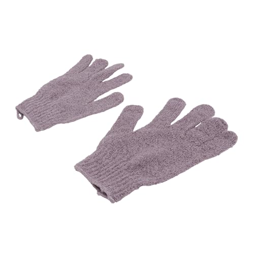 Gatuida Peelinghandschuh Fünf Finger Badehandschuh Exfoliating Duschhandschuh für Männer Frauen Dehnbar Beidseitig Nutzbar mit Sanftem Peeling für Körper und Gesicht von Gatuida