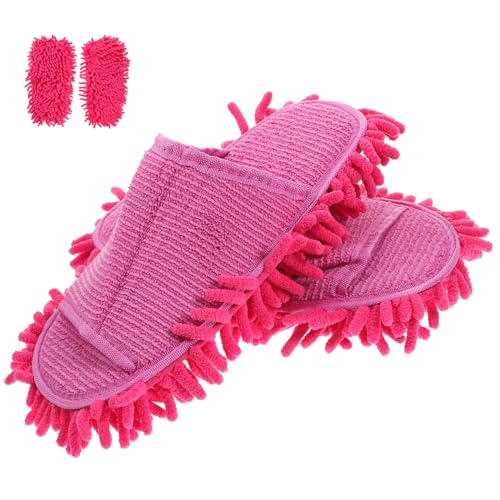 Gatuida Peep toe Mop Slippers Offene Reinigungshausschuhe mit Mikrofaser Rutschfest Komfortabel und Strapazierfähig Einheitsgröße Geeignet für Bodenreinigung und Hausgebrauch Gatuida Peep toe Mop Slippers Offene Reinigungshausschuhe mit Mikrofaser Rutschfest Komfortabel und Strapazierfähig Einheitsgröße Geeignet für Bodenreinigung und Hausgebrauch von Gatuida