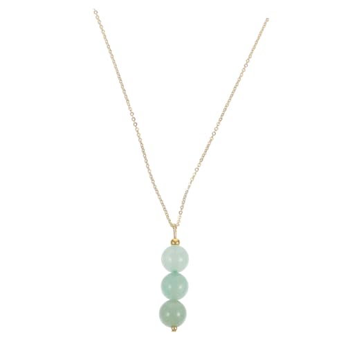 Gatuida Perlen Anhänger Halskette Damen Leichtes Hautfreundliches Schmuckstück für Alltag und Party Kette mit zu Weihnachten und Valentinstag von Gatuida