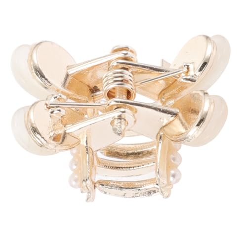 Gatuida Perlen Haarklammer Claw Clip für Damen Kleine Metall Haarspange mit Strass Geeignet für Dickes Haar Vielseitiger Schmuck für Hochzeit Party und Alltag Eleganter Perlen Haarschmuck Gatuida Perlen Haarklammer Claw Clip für Damen Kleine Metall Haarspange mit Strass Geeignet für Dickes Haar Vielseitiger Schmuck für Hochzeit Party und Alltag Eleganter Perlen Haarschmuck von Gatuida
