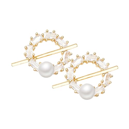 Gatuida Perlen Ohrstecker Damen Schmuckaccessoires mit Zarten Metallfassung Hypoallergen Vielseitig Kombinierbar für Freizeit und Festliche Anlässe Perfektes für Frauen und Mädchen von Gatuida