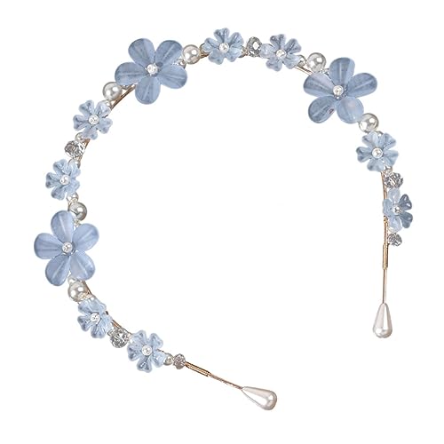 Gatuida Perlen-design-stirnband Für Mädchen Perlendekor-kopfschmuck Leicht Anzuziehenes Stirnband Accessoire Für Party Feiertage Und Kostümpartys von Gatuida