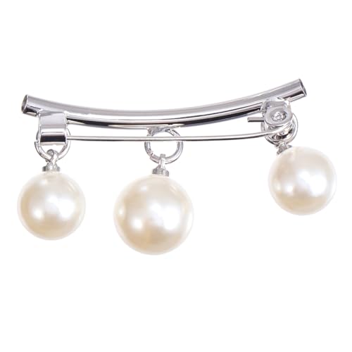 Gatuida Perlenbrosche mit Taillen Clip Modische Anstecknadel für Kleider Strickjacken und Röcke Vielseitiger Schmuck Sicherer Halt Elegantes Design für Hochzeit und Alltag von Gatuida