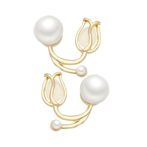Gatuida Perlenohrringe Damen Ohrstecker Blume Dekorativ Leicht Elegant Hautfreundlich Trendiger Schmuck für Alltag Party Gatuida Perlenohrringe Damen Ohrstecker Blume Dekorativ Leicht Elegant Hautfreundlich Trendiger Schmuck für Alltag Party von Gatuida
