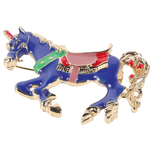 Gatuida Pferde Brosche Emaille Tierische Anstecknadel für Damen Vintage Anstecknadel für Jacken Schals Taschen Süße und Dekoration Perfektes für Mädchen von Gatuida