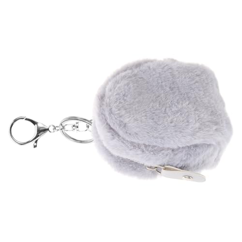 Gatuida Plüsch Schlüsselanhänger Geldbörse Damen Mini Portemonnaie Klein Münzfach Reise Geldbeutel Stil Trendiges Accessoire Für Münzen Schlüssel Ohrhörer Organizer von Gatuida