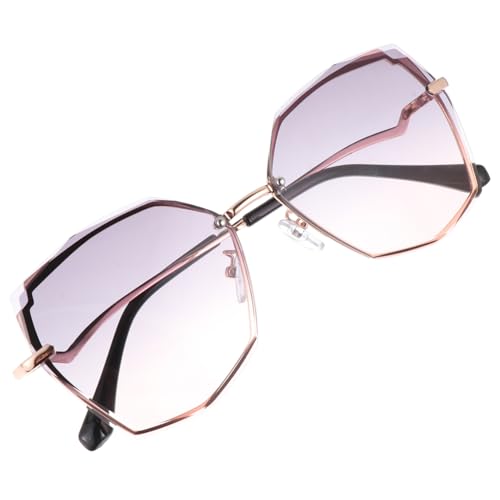 Gatuida Premium Polygonal Sonnenbrille Damen Herren Retro Vintage Kreative Eyewear mit Roségold Rahmen Poliertes Design für Outdoor Fahren Strand und Party Leicht und UV Schutz Gatuida Premium Polygonal Sonnenbrille Damen Herren Retro Vintage Kreative Eyewear mit Roségold Rahmen Poliertes Design für Outdoor Fahren Strand und Party Leicht und UV Schutz von Gatuida