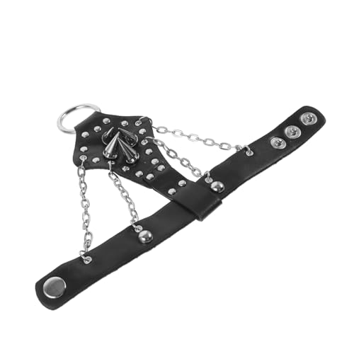 Gatuida Punk Fingerarmband und Kreatives Gothic Armband mit für Halloween Party und Auftritte Langlebiges Design für und Frauen von Gatuida