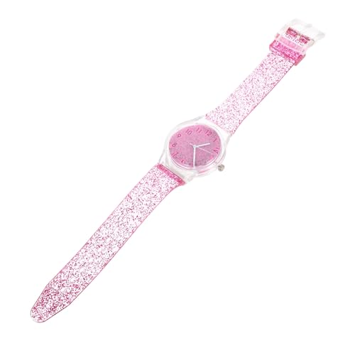 Gatuida Quartz Armbanduhr mit Buntem Glitzer Verstellbares Silikonarmband Kreative Modeuhr für Mädchen Leuchtende Sternenhimmel Geschenkidee für Teens von Gatuida