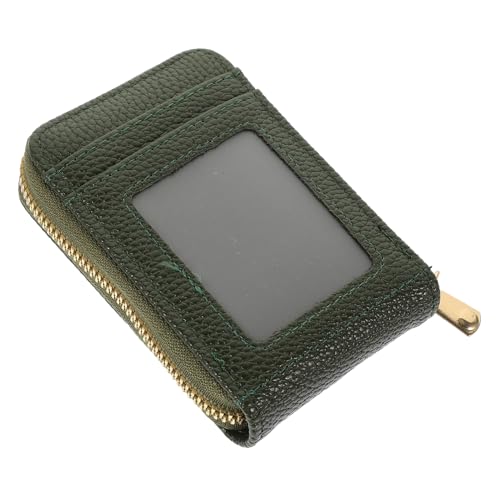Gatuida RFID Schutz Kartenetui Großes Fassungsvermögen Kartenhalter Organizer Multifunktionaler Kartenbeutel für Kreditkarten Ausweise Business Karten Grün von Gatuida