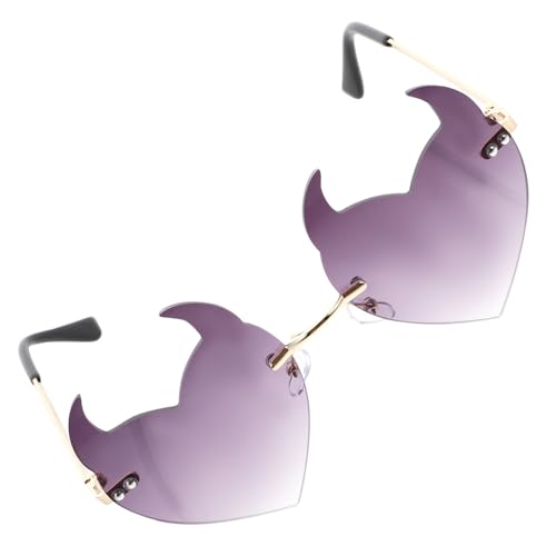 Gatuida Randlose Herzform Sonnenbrille Unisex Vintage Stil Sommer Eyewear für Party Nachtclub Outdoor Aktivitäten Gatuida Randlose Herzform Sonnenbrille Unisex Vintage Stil Sommer Eyewear für Party Nachtclub Outdoor Aktivitäten von Gatuida