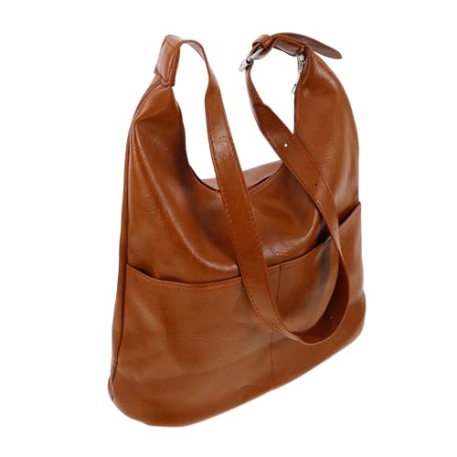 Gatuida Retro Damen Tote Handtasche Robustem PU Große Schultertasche mit Stilvollem Vintage Design für Alltag und Anlässe Unterarmtasche für Modebewusste Frauen Gatuida Retro Damen Tote Handtasche Robustem PU Große Schultertasche mit Stilvollem Vintage Design für Alltag und Anlässe Unterarmtasche für Modebewusste Frauen von Gatuida