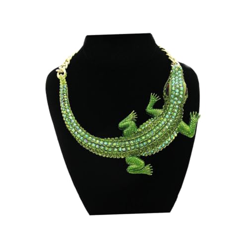 Gatuida Retro Große Halskette mit Diamantbesetztem Schlüsselbein Ketten Halskragen Eleganter Schmuck für Frauen für Besondere Anlässe und Gatuida Retro Große Halskette mit Diamantbesetztem Schlüsselbein Ketten Halskragen Eleganter Schmuck für Frauen für Besondere Anlässe und von Gatuida