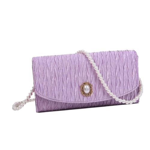 Gatuida Retro Kosmetiktasche Damen Vintage PU Lederoptik mit Seidenstoff Kleine Umhängetasche für Foundation und Alltag Stilvolle Vintage Handtasche Feine Verarbeitung Vielseitig für von Gatuida