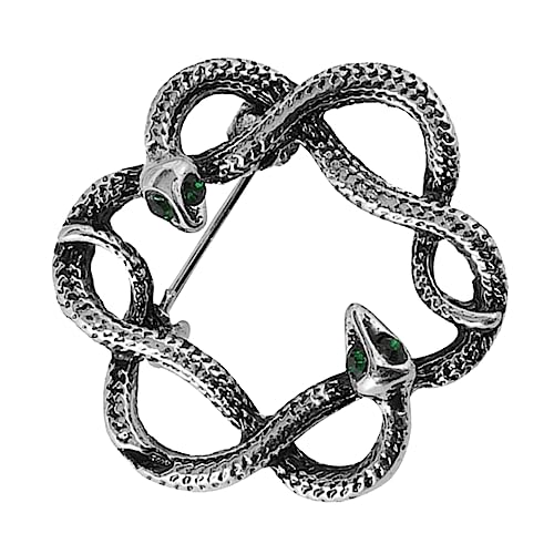 Gatuida Retro Snake Brosche für Frauen Eleganter Clip für Pullover Schals und Blusen Accessoire für Formelle und Anlässe für Geburtstage Weihnachten und Valentinstag von Gatuida