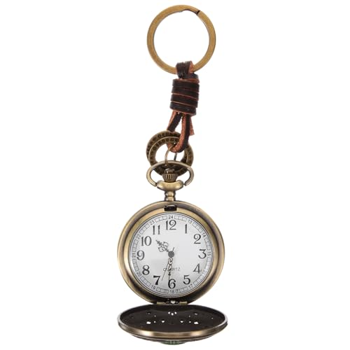 Gatuida Retro Taschenuhr Herren Damen mit Präzisem Quarzwerk Klassisches Design Kompakt und Leicht als Stilvoller Schlüsselanhänger und für Geburtstag Hochzeit von Gatuida
