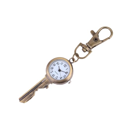 Gatuida Retro Taschenuhr mit Schlüsselanhänger Klassische Hängende Kettenuhr Kreatives für Studenten und Mitarbeiter Stilvolle Portable Uhr im Vintage Design von Gatuida