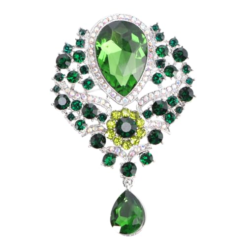 Gatuida Rhinestone Brosche Legierung und Schimmernde Hängende Dekoration für Kleidung Schals und Taschen B Leicht und Glänzend für Stilvolle von Gatuida