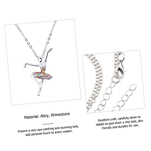 Gatuida Rhinestone Choker Halskette Damen Statement Schmuck Glitzernde Kette mit Ballerina Anhänger Modeschmuck für Alltag und Party Gatuida Rhinestone Choker Halskette Damen Statement Schmuck Glitzernde Kette mit Ballerina Anhänger Modeschmuck für Alltag und Party von Gatuida