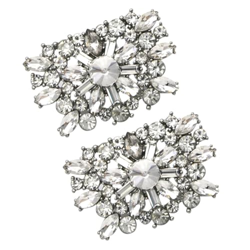 Gatuida Rhinestone Schuhclips Abnehmbare Schuhbuckles aus Langlebiger Legierung Modische Dekoration für High Heels und Pumps Elegante Schuhanhänger für Damen Vielseitig Kombinierbar bei von Gatuida